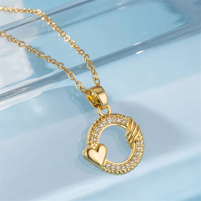 Minimalist Cartoon Titanium Steel Electroplating Necklaces