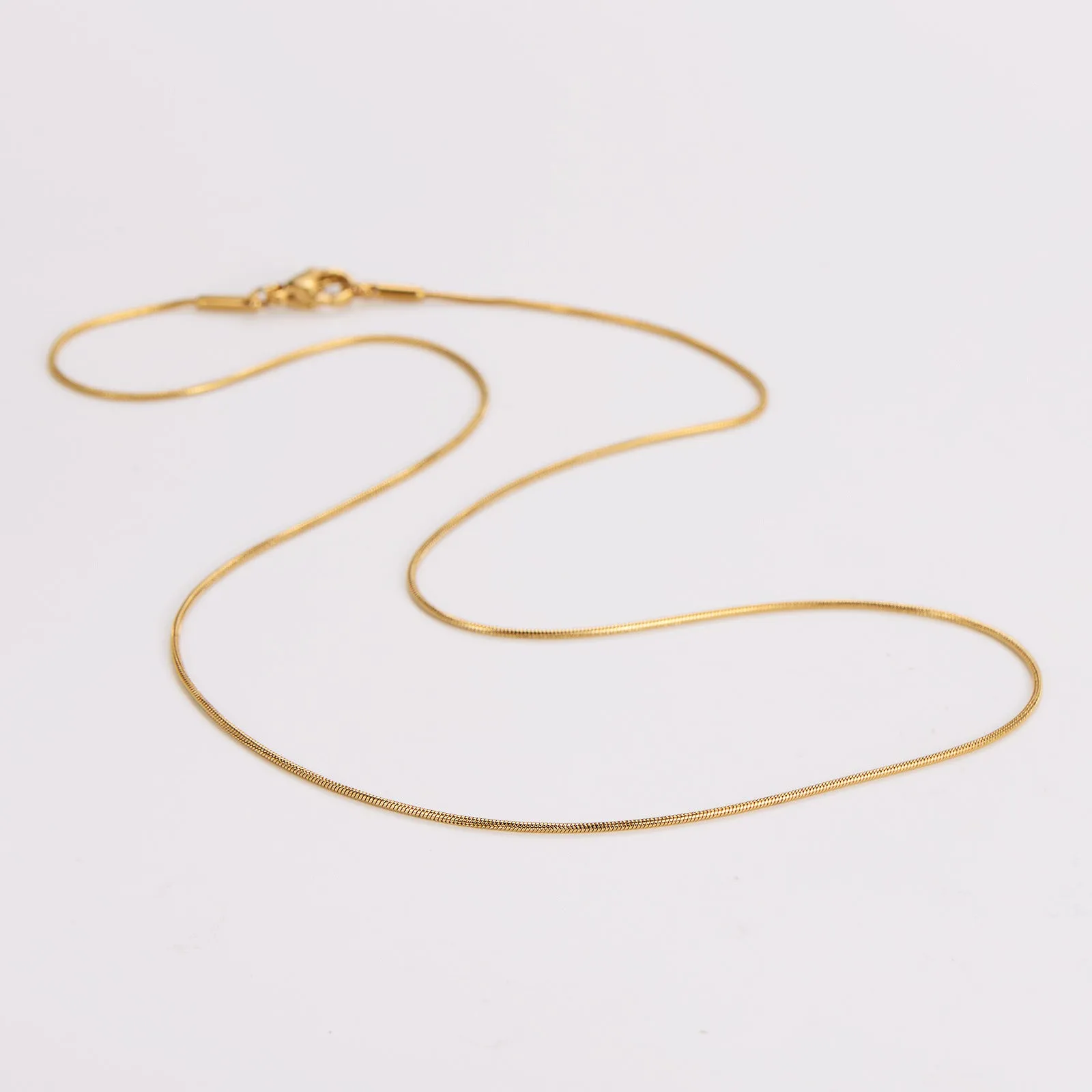 Minimalist Chain 304 Stainless Steel Electroplating Necklaces
