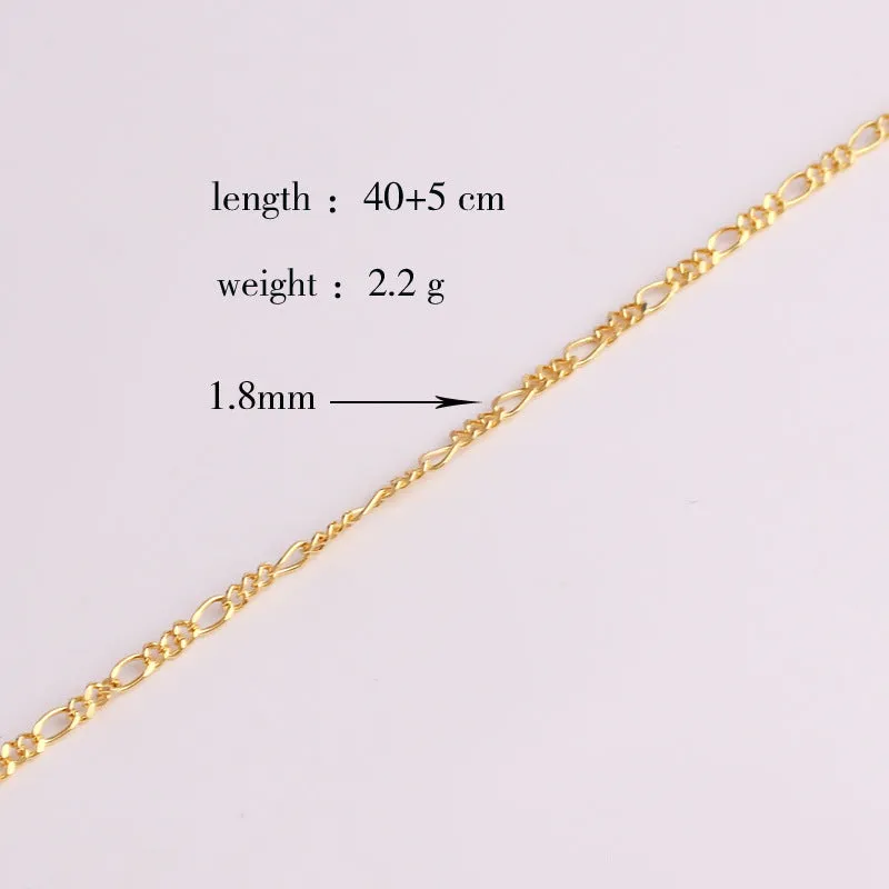 Minimalist Geometric Copper Electroplating Necklaces