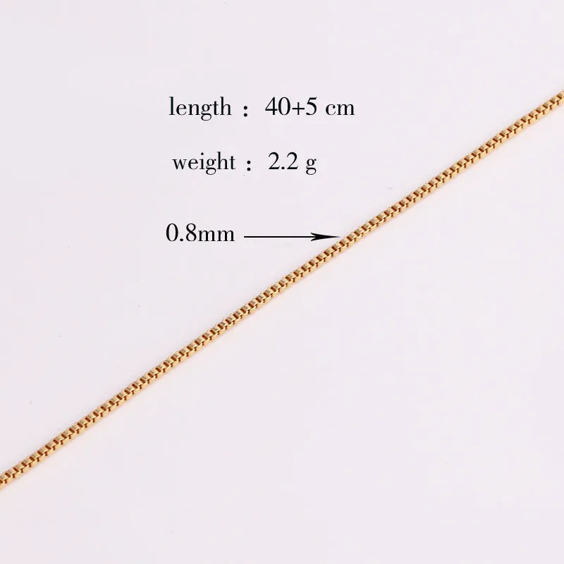 Minimalist Geometric Copper Electroplating Necklaces