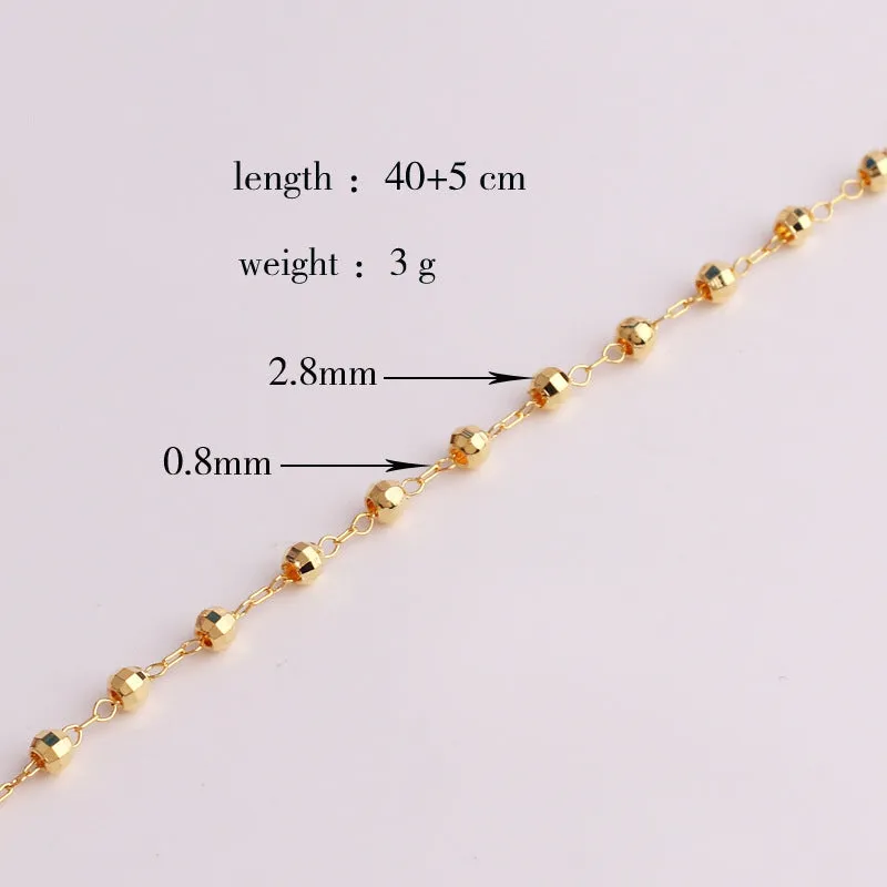 Minimalist Geometric Copper Electroplating Necklaces