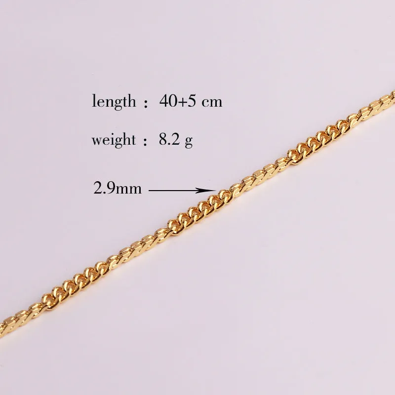 Minimalist Geometric Copper Electroplating Necklaces