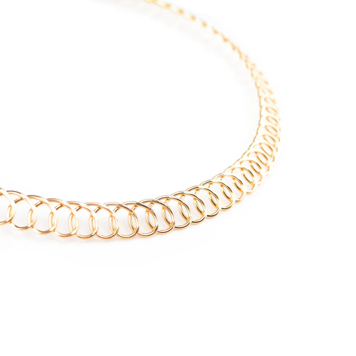Minimalist Geometric Metal Collars Necklace