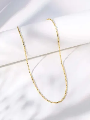 Minimalist Gold Chain Necklace