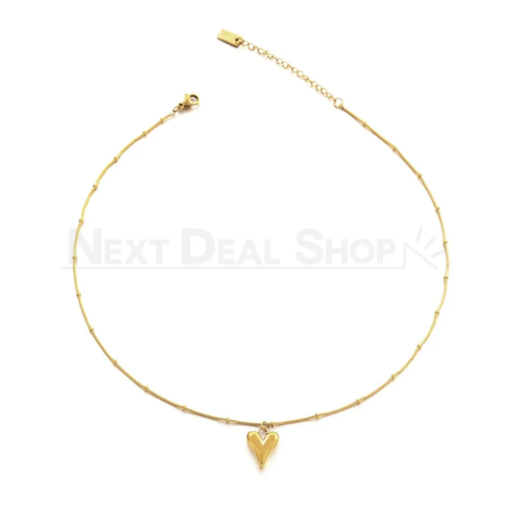Minimalist Gold Plated Pendant Necklace