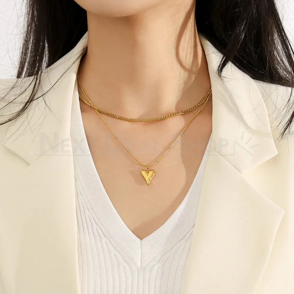 Minimalist Gold Plated Pendant Necklace