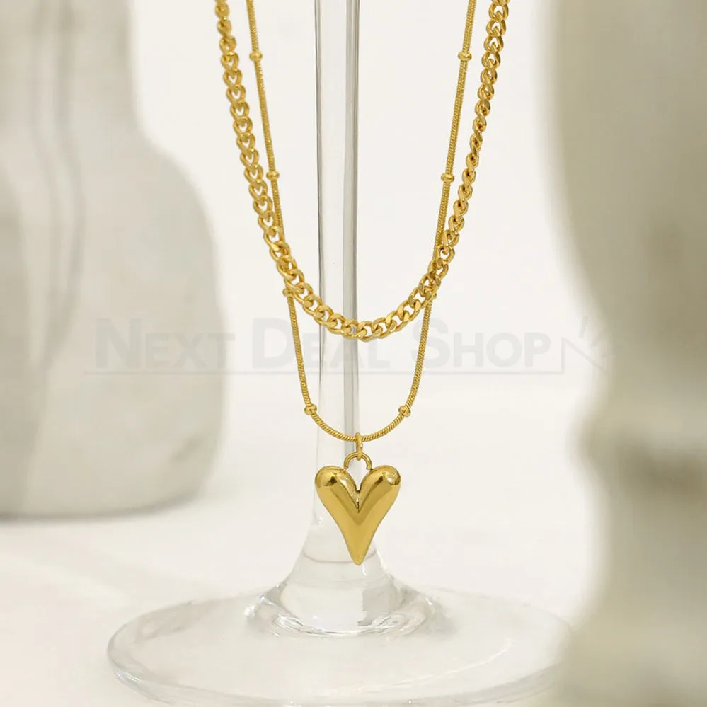 Minimalist Gold Plated Pendant Necklace