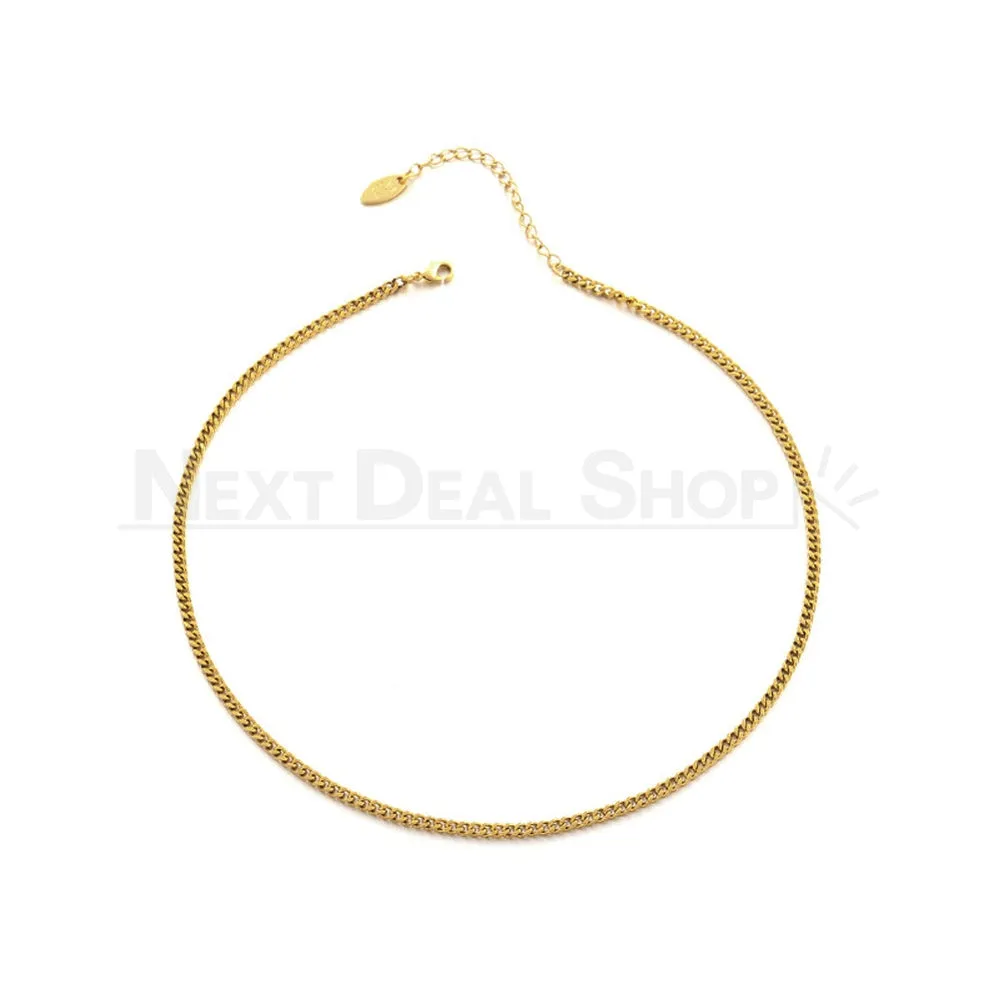 Minimalist Gold Plated Pendant Necklace