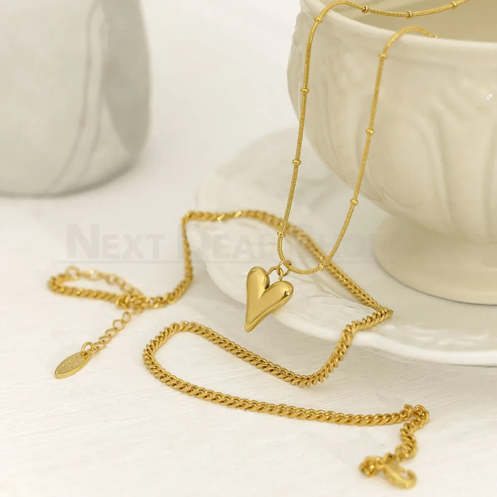 Minimalist Gold Plated Pendant Necklace
