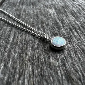 Minimalist Opal Pendant