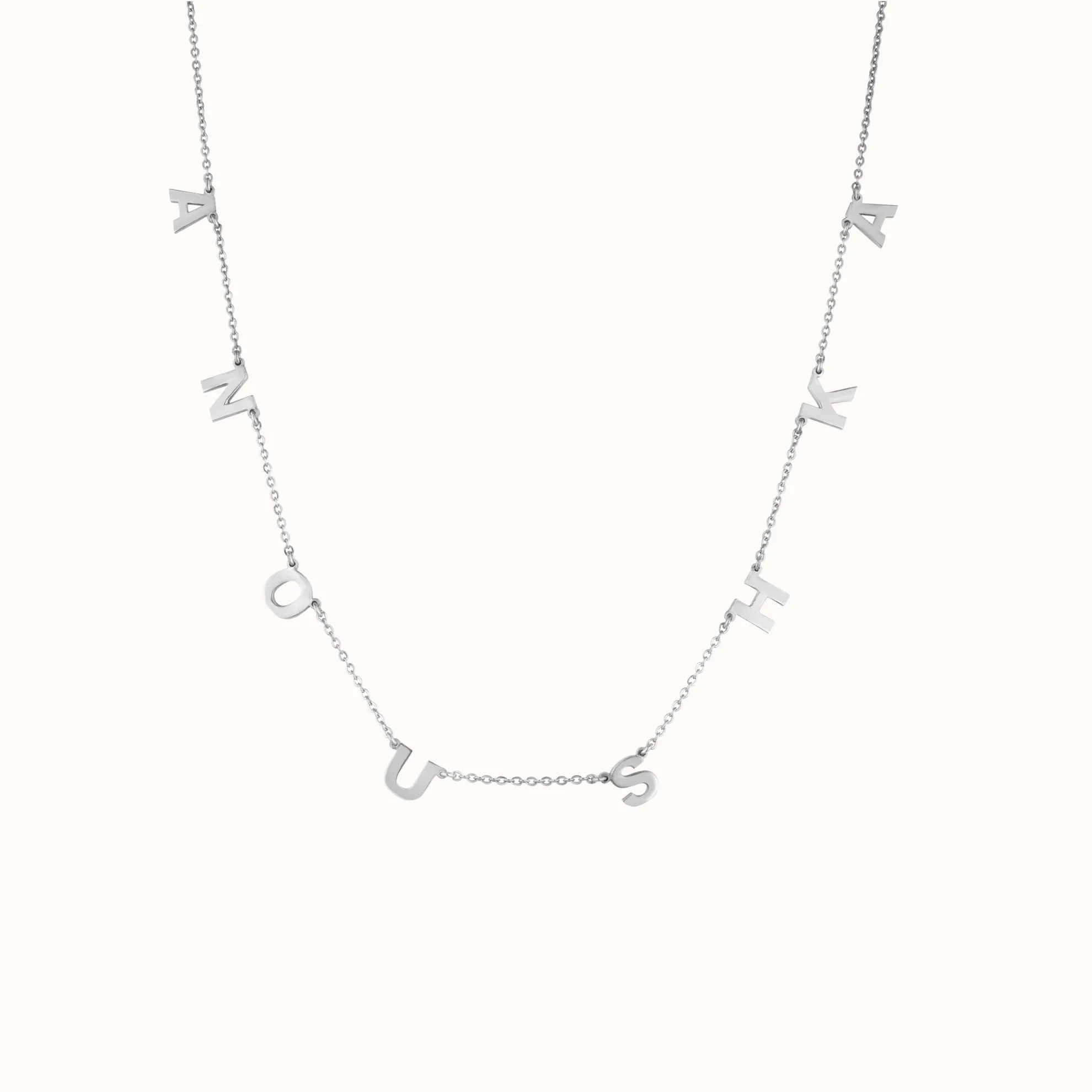 Minimalist Silver Name Necklace