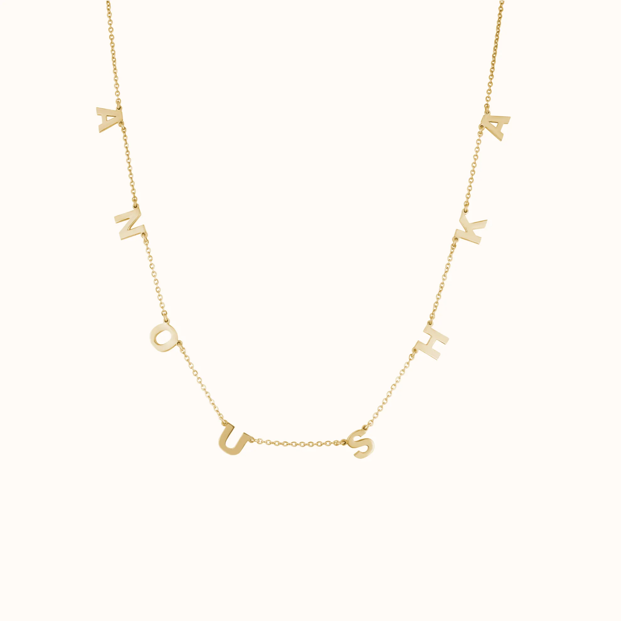 Minimalist Silver Name Necklace