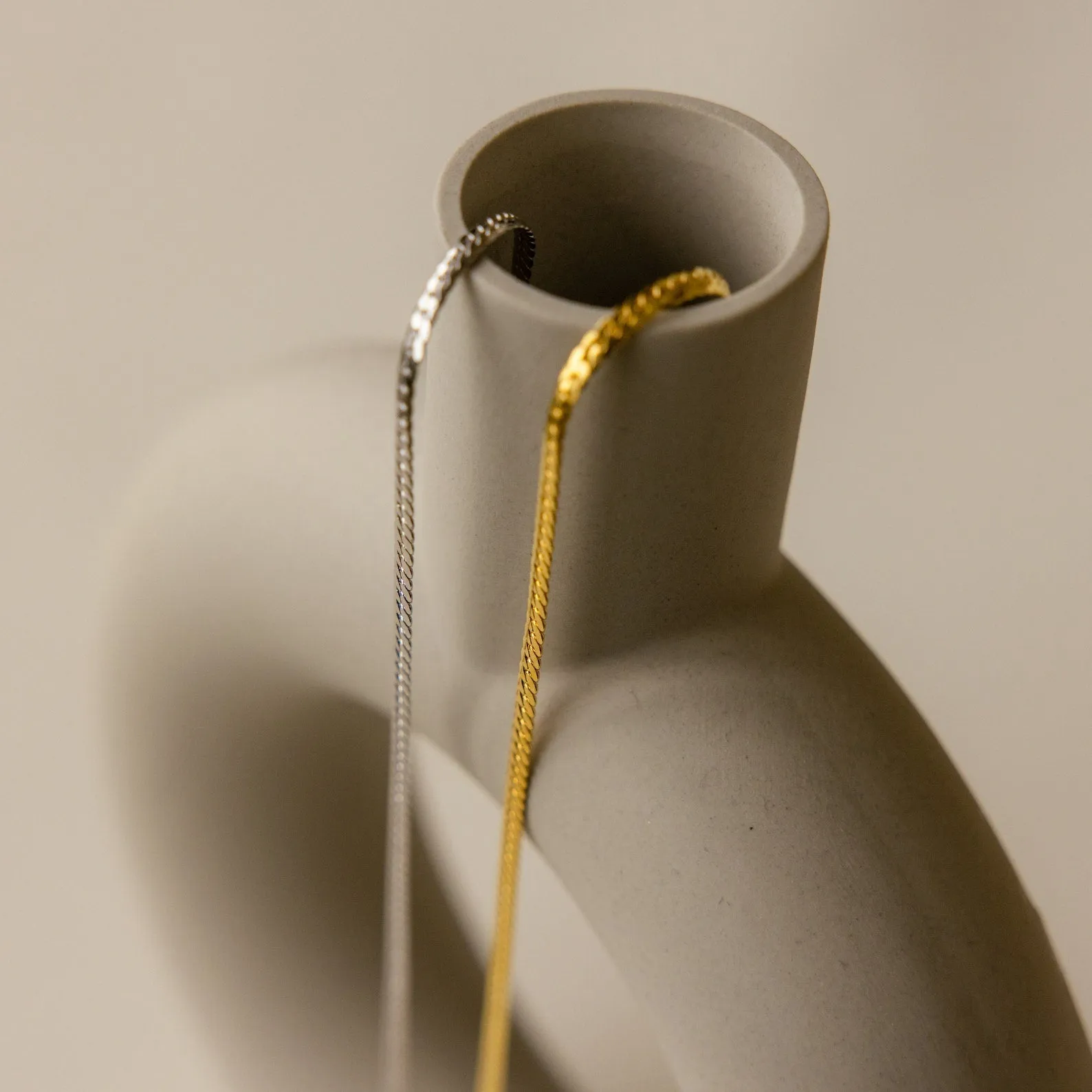 Minimalist Snake Chain Necklace