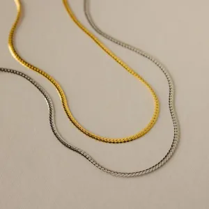 Minimalist Snake Chain Necklace