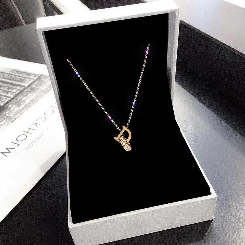 Minimalist V-Shaped Geometric Clavicle Chain Pendant Necklaces