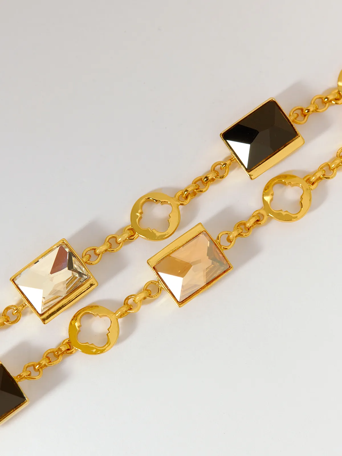 Monochrome Double Strand Bracelet