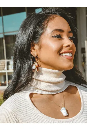 M.USE Eden Minimalistic Natural Pearl Necklace