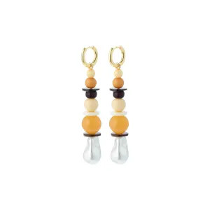NAILA earrings multi-coloured/gold-plated