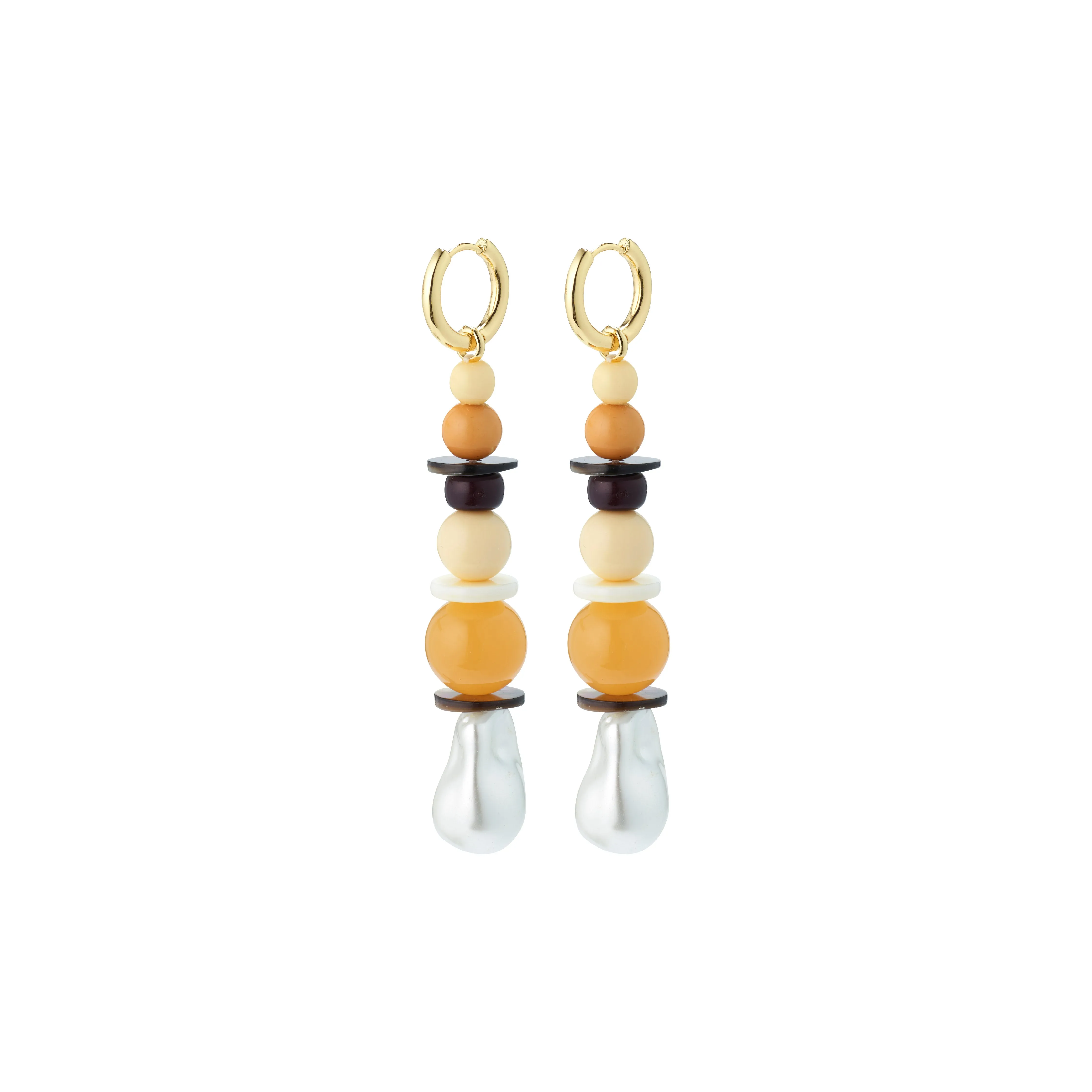 NAILA earrings multi-coloured/gold-plated