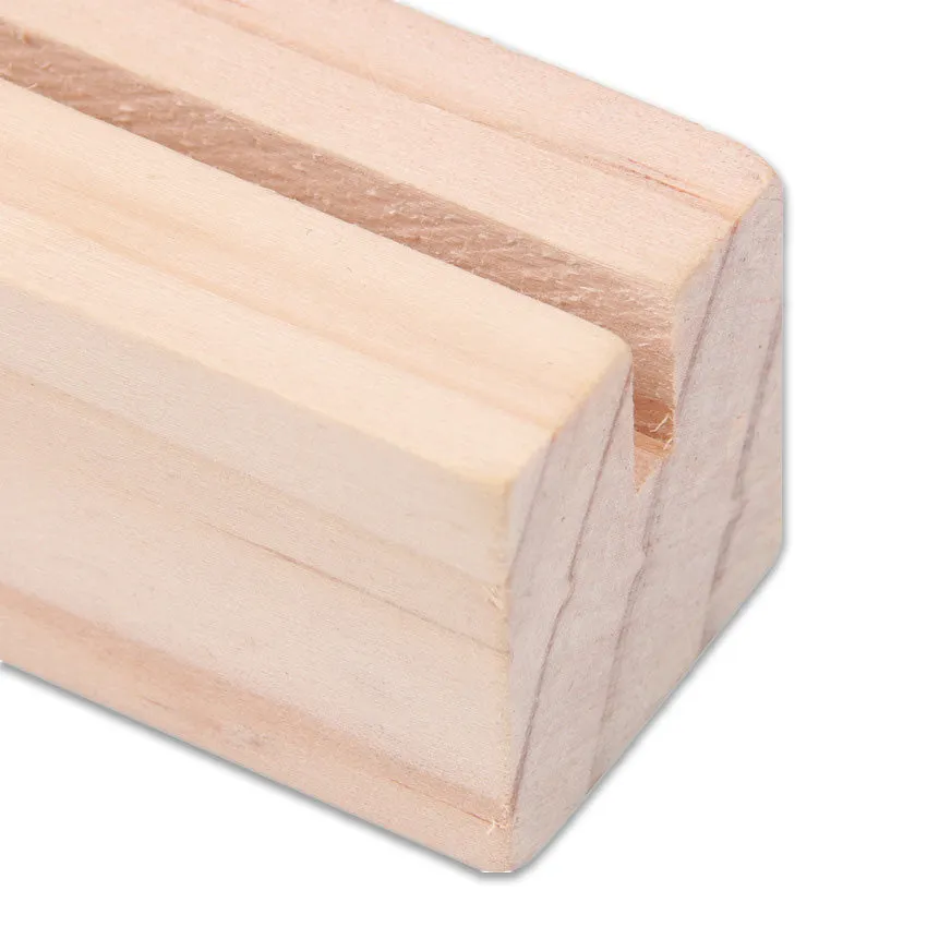 Natural Wood Jewelry Display Single Ring Stand