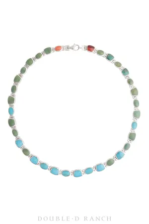 Necklace, Collar, Multi Stone, Inlay, Hallmark, Contemporary, 2025
