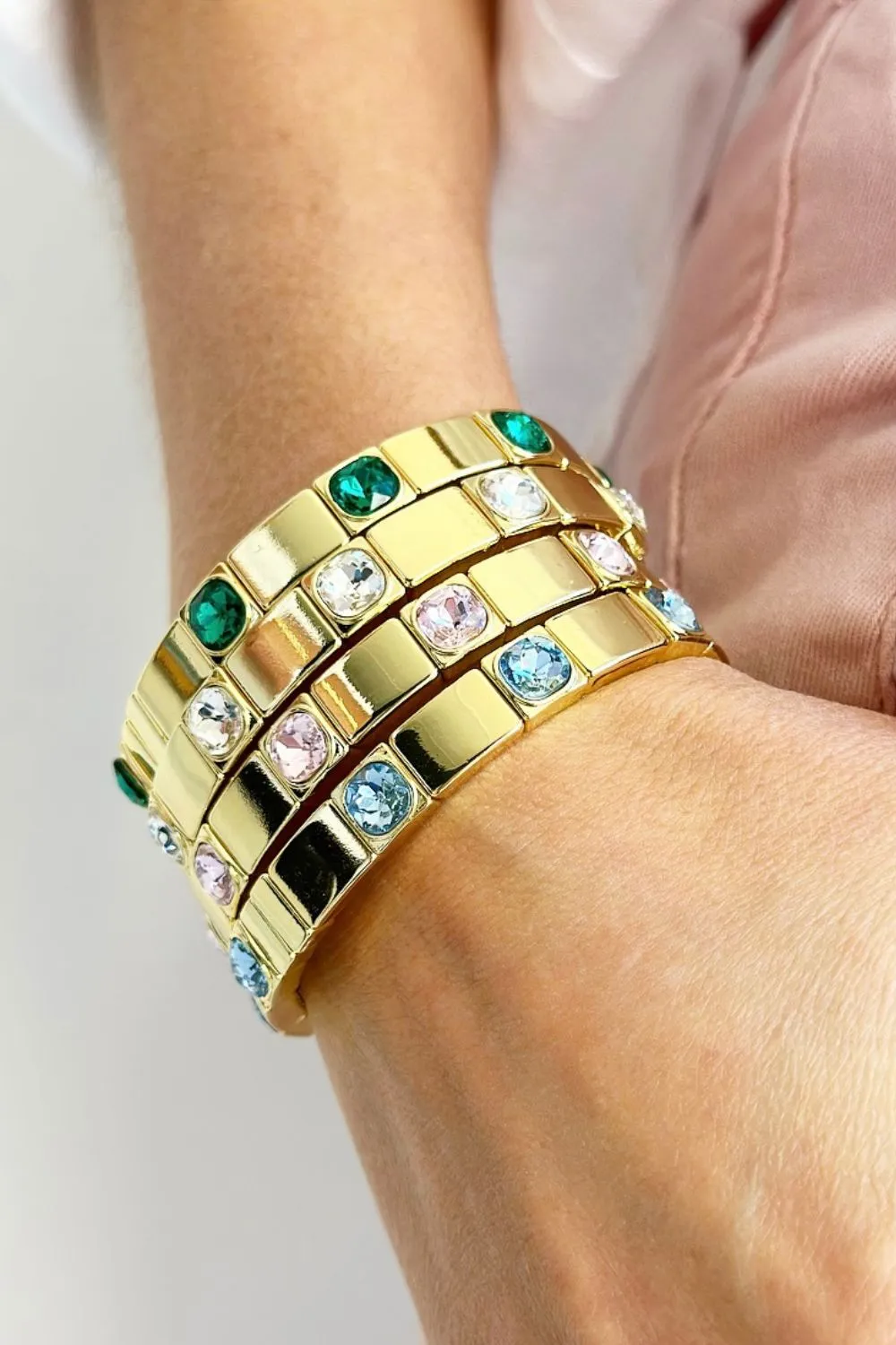 *NEW Queenie Bracelet gold/pale blue
