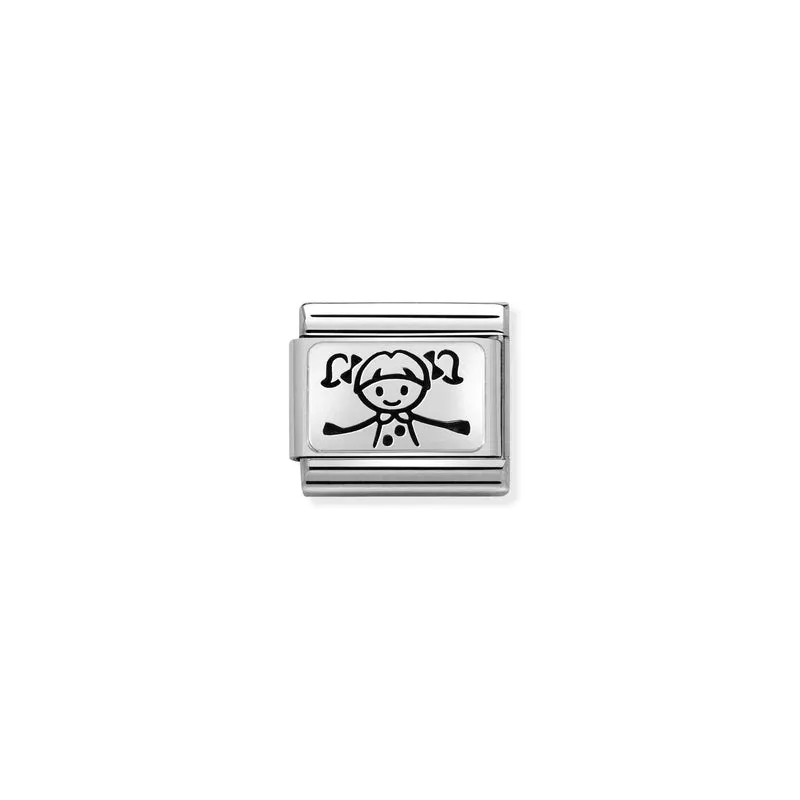 Nomination Composable Link Girl, Silver