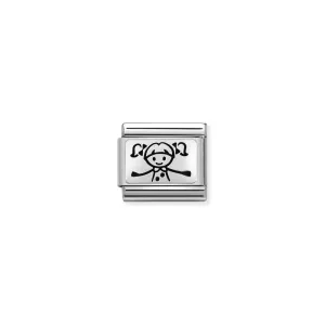Nomination Composable Link Girl, Silver