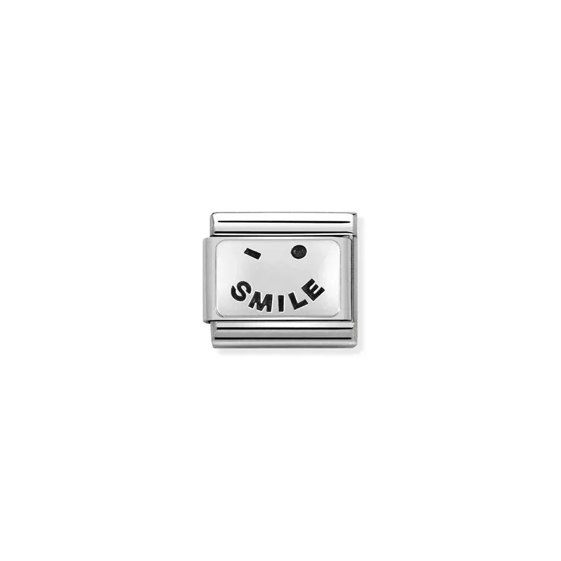 Nomination Composable Link Smile, Silver