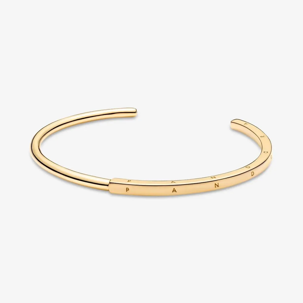 Pandora Gold Signature I-D Bangle