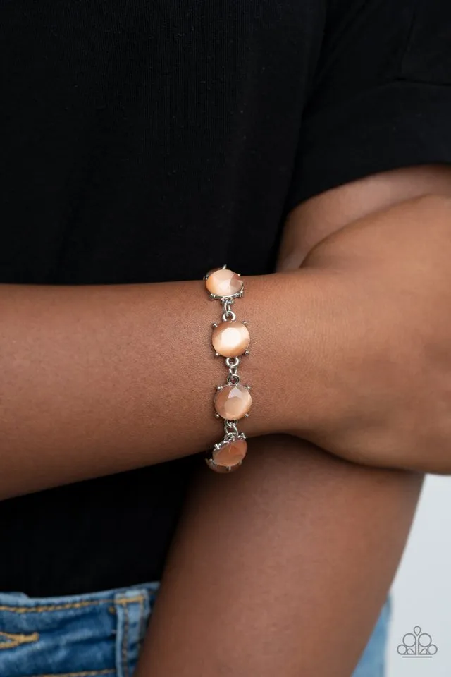 Paparazzi Bracelet ~ Ms. GLOW-It-All - Orange