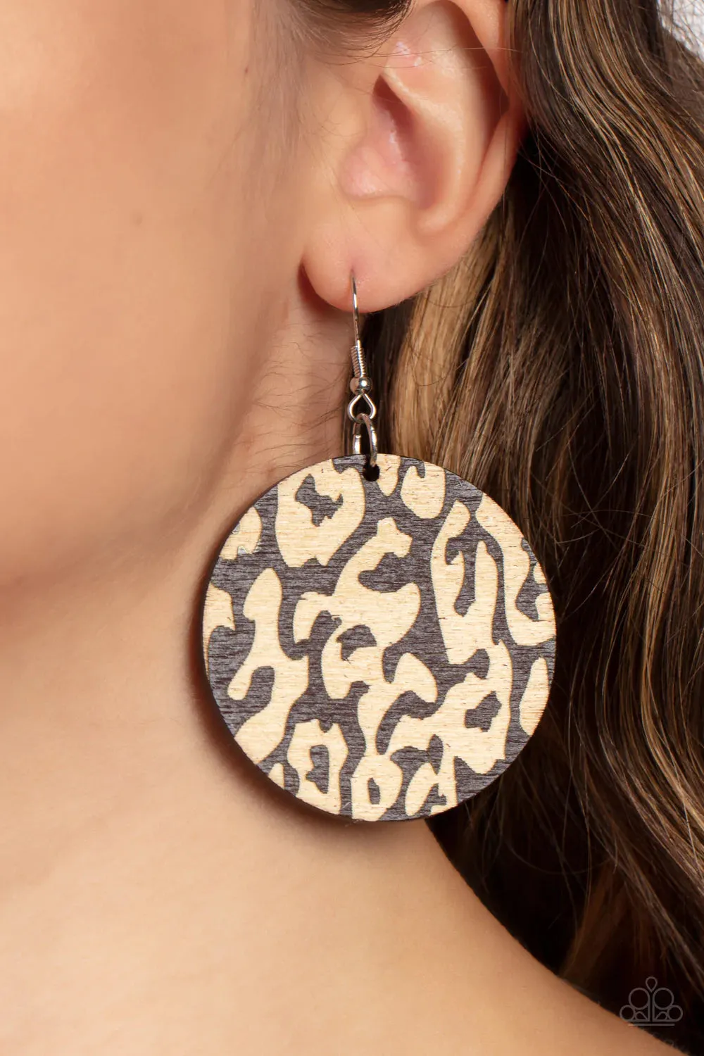 Paparazzi Catwalk Safari -Brown Earring