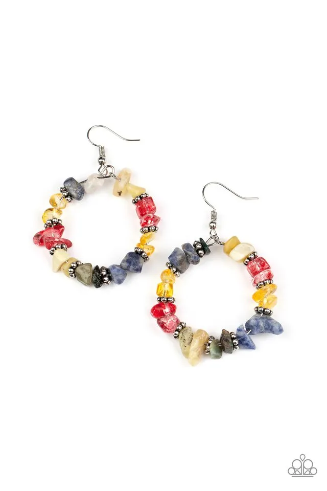 Paparazzi Earring ~ Going for Grounded - Multi