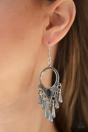 Paparazzi Earring ~ Ranger Rhythm - Black
