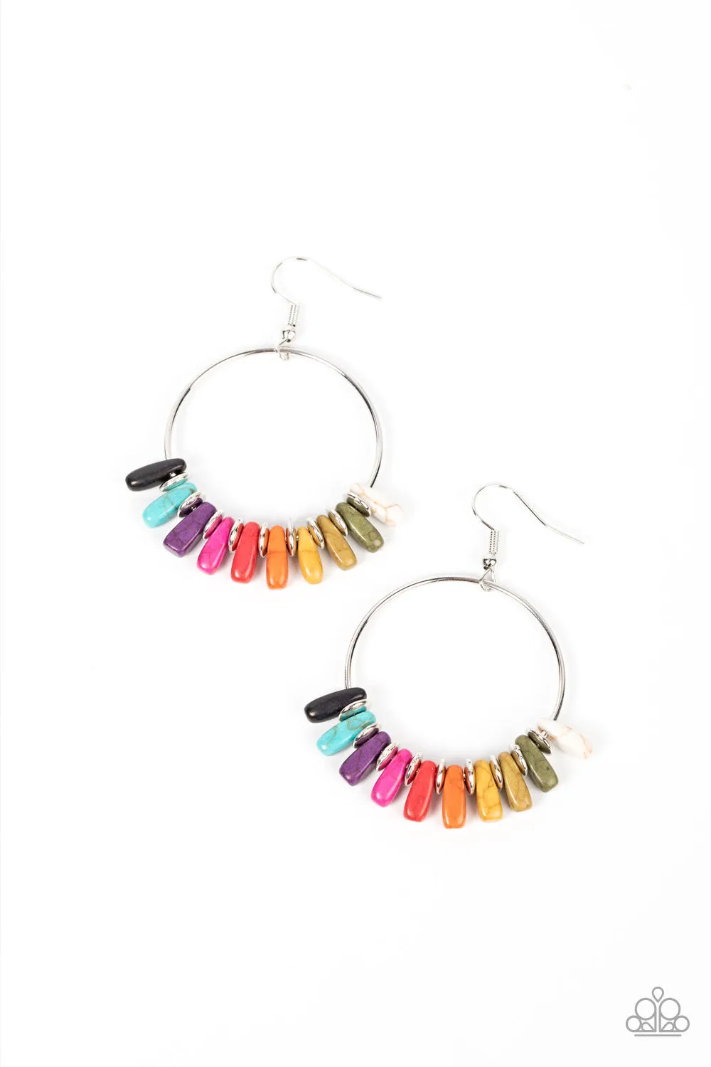 Paparazzi Earthy Ensemble - Multi  Earring P5SE-MTBL-139XX