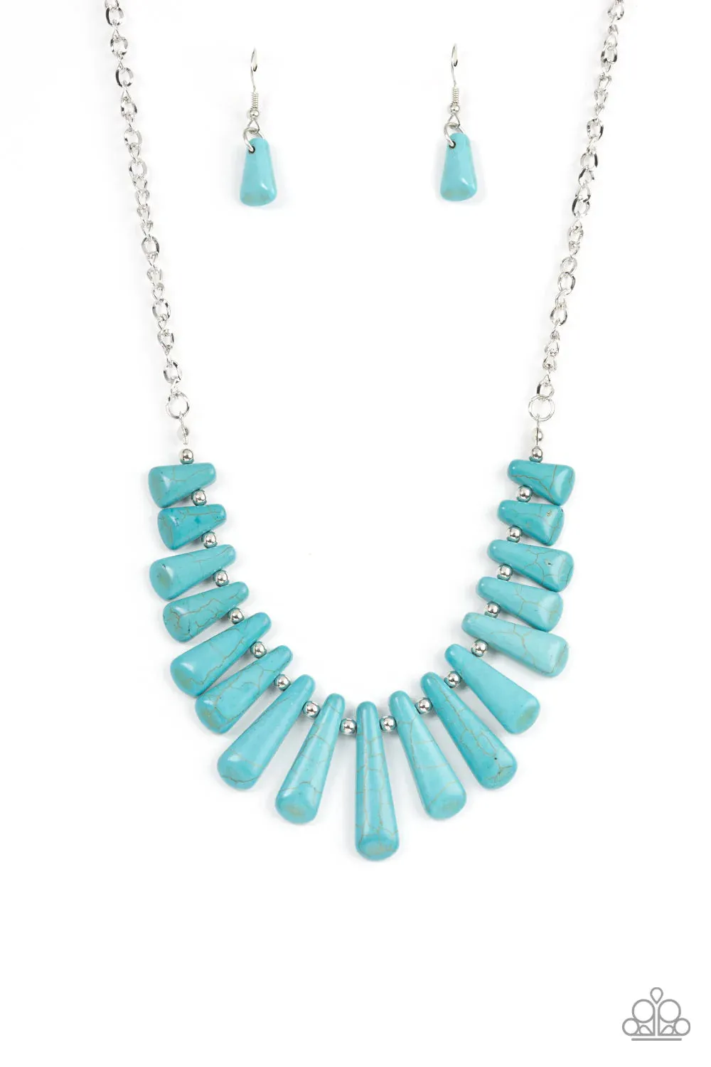 Paparazzi Mojave Empress - blue Necklace