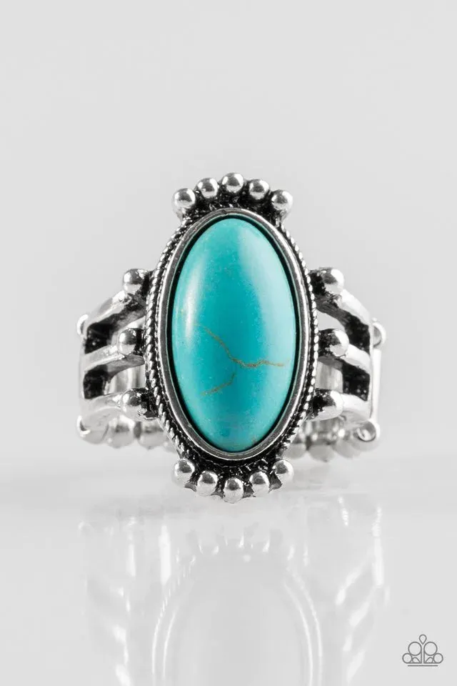 Paparazzi Ring ~ Stone Arches - Blue