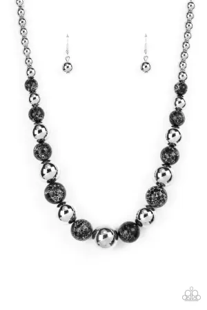 Paparazzi Stone Age Adventurer - Black Necklace