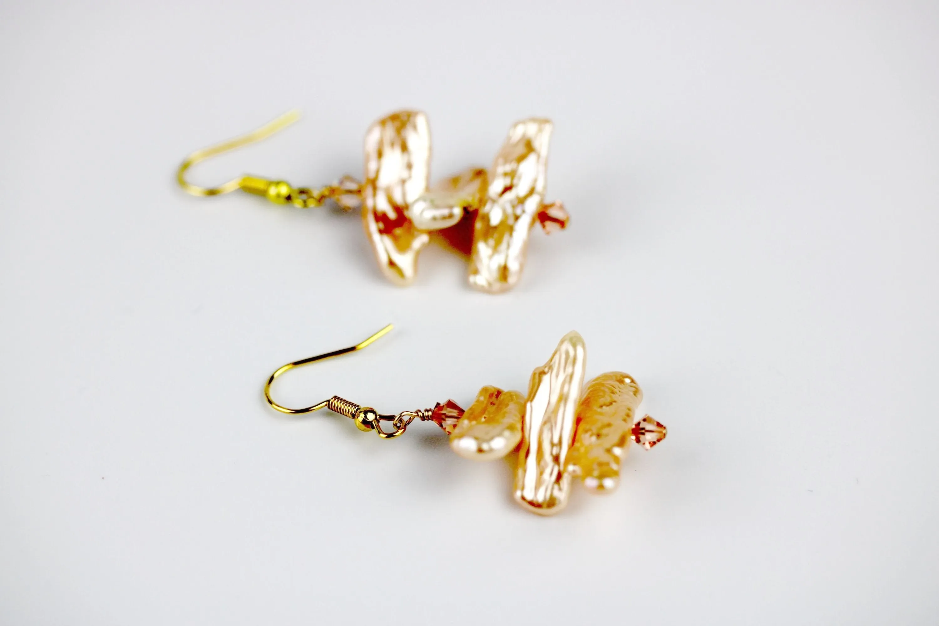 Peach Subtlety Earrings