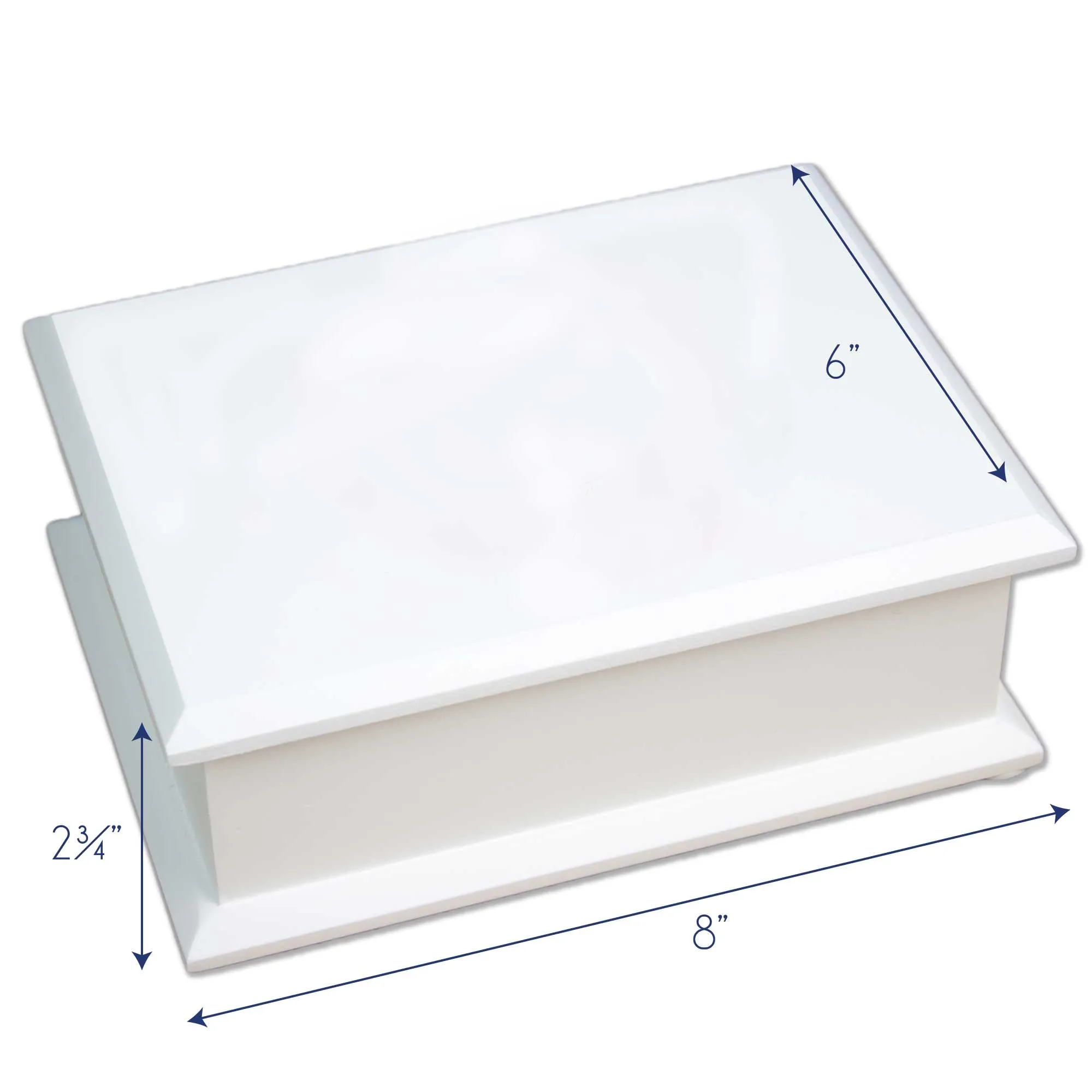 Personalized Celestial Moon Lift Top Jewelry Box