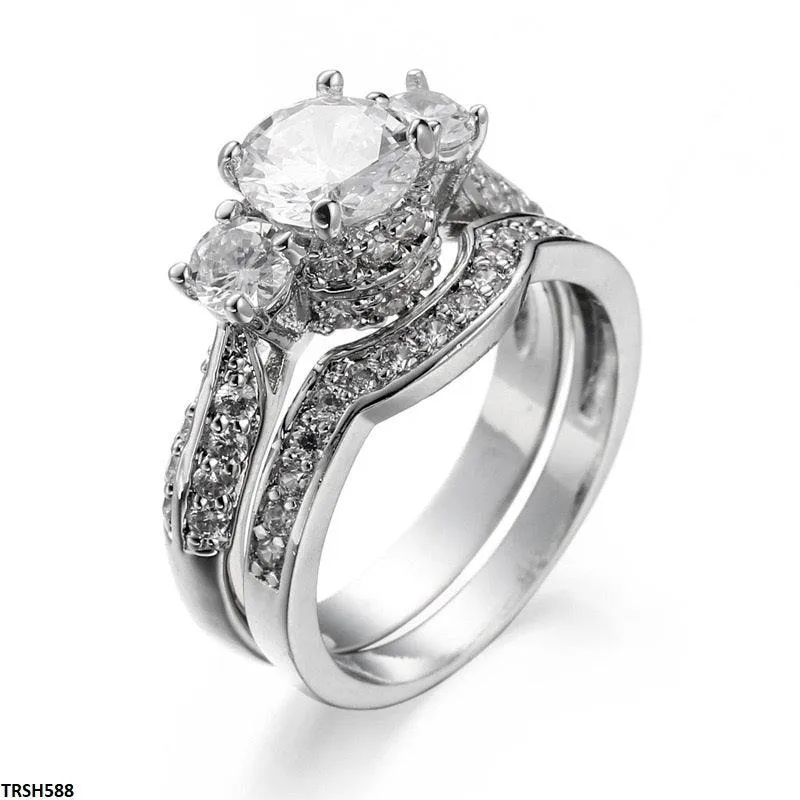 Promise Cocktail Twin Rings