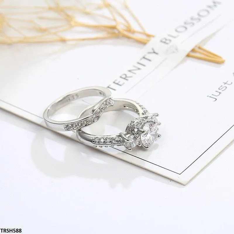 Promise Cocktail Twin Rings