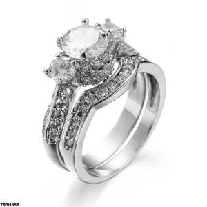 Promise Cocktail Twin Rings