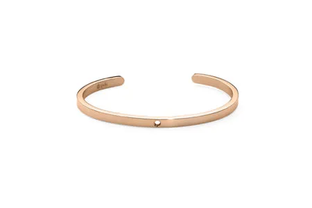 Qudo Interchangeable Como basic bangle – Rose Gold