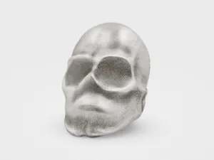 "Phantom" Skull Ring in Sterling Silver