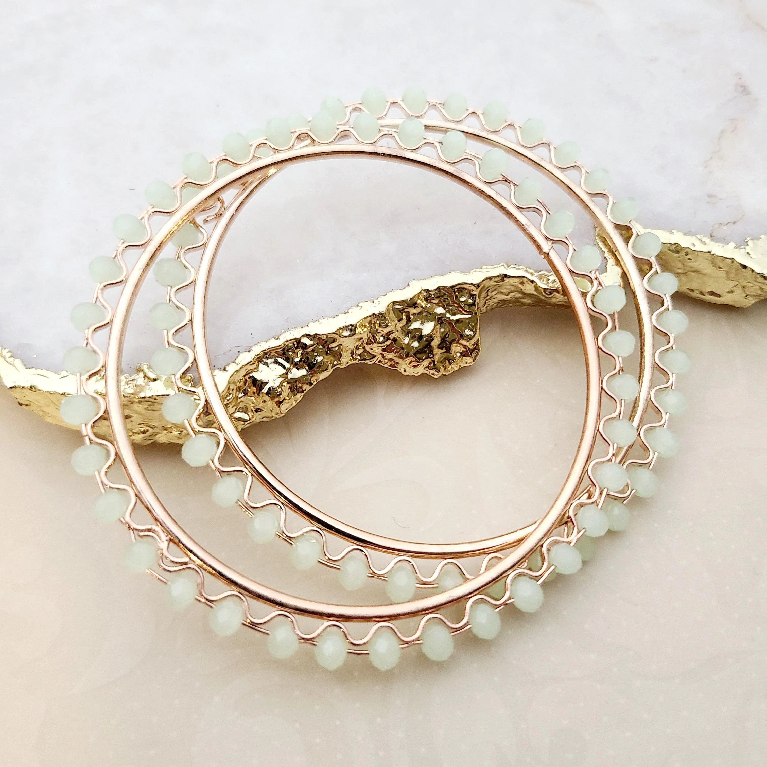 Rayne - mint Bangles