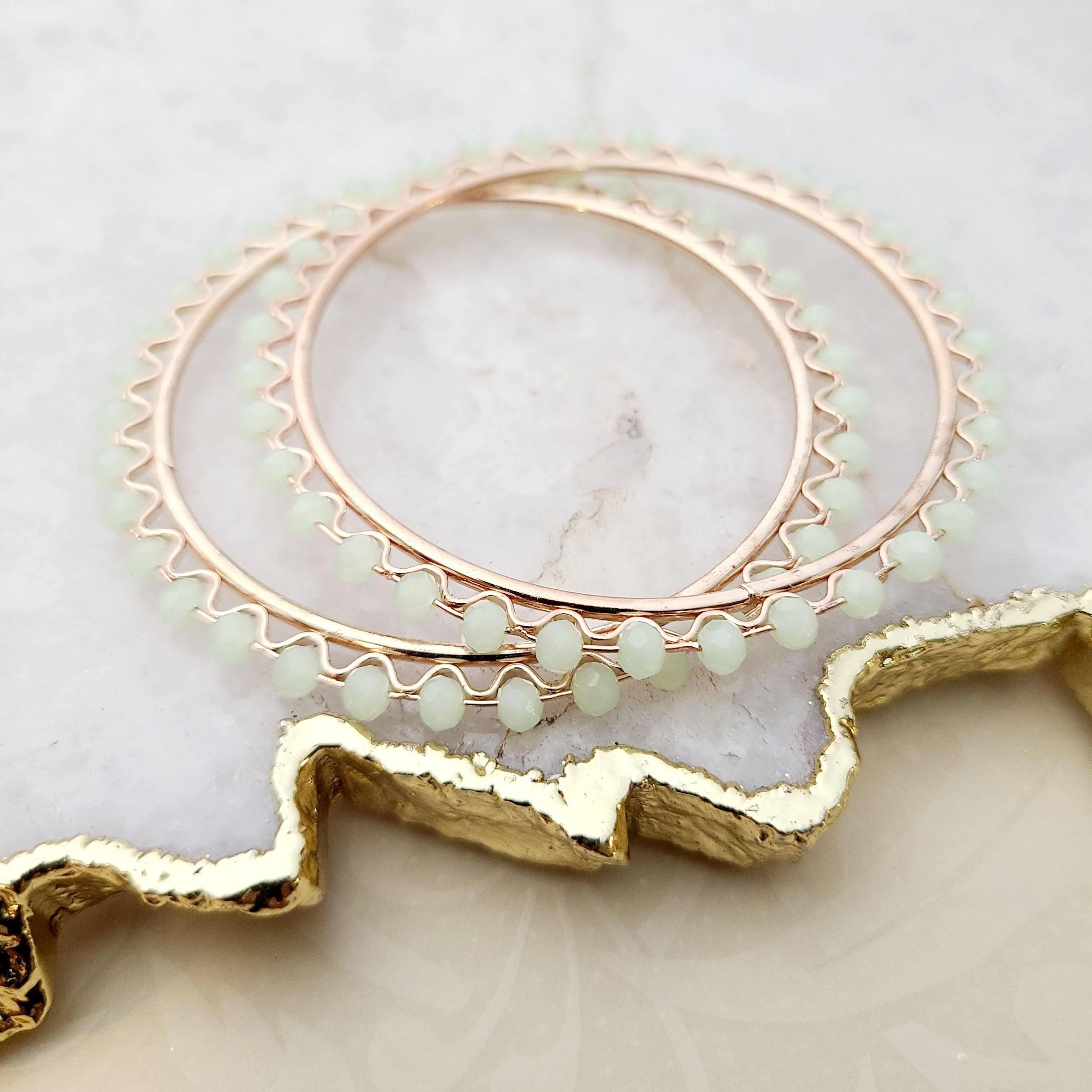 Rayne - mint Bangles