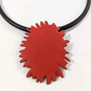 Red Splat Pendant