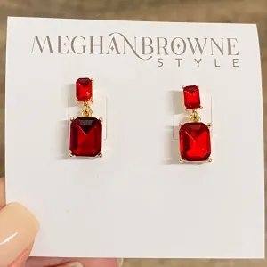 Rene Ruby Earrings by Meghan Browne