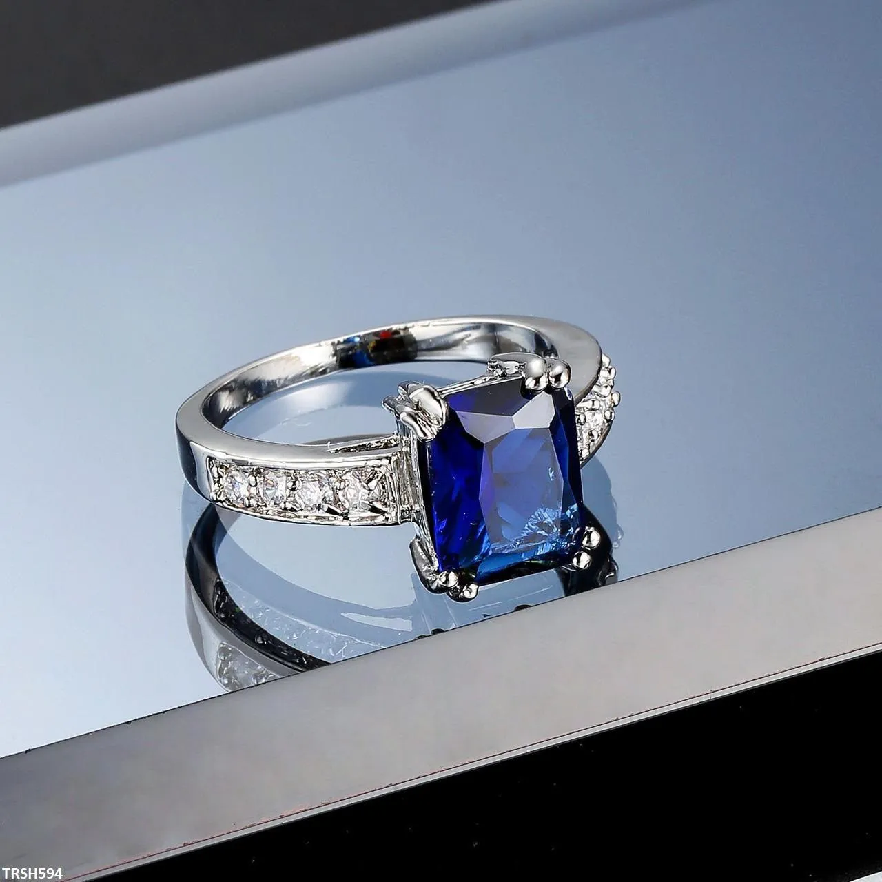 Sapphire Baguette Ring